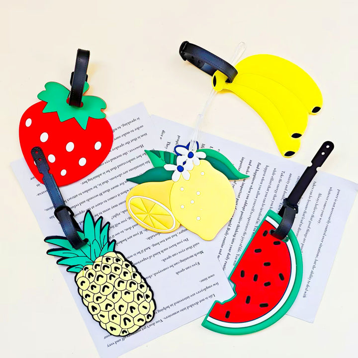 Unisex Strawberry-Shaped Luggage Identifier Bowlift