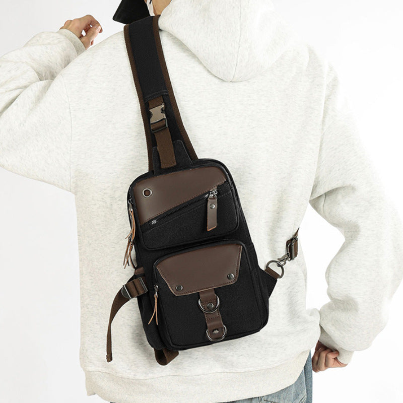 Casual Multi-Pocket Sling Bag Bowlift