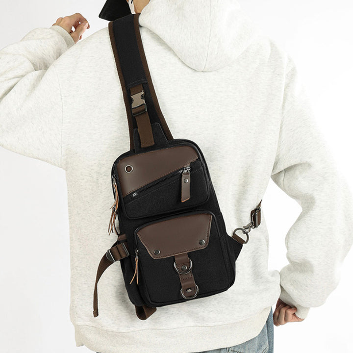 Casual Multi-Pocket Sling Bag Bowlift
