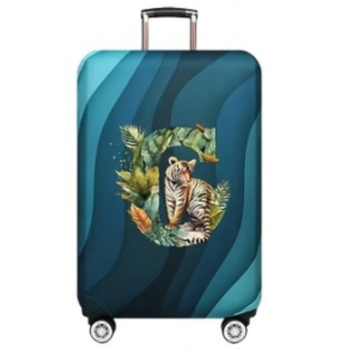 Women's hard-shell suitcase with stylish tiger design Bowlift