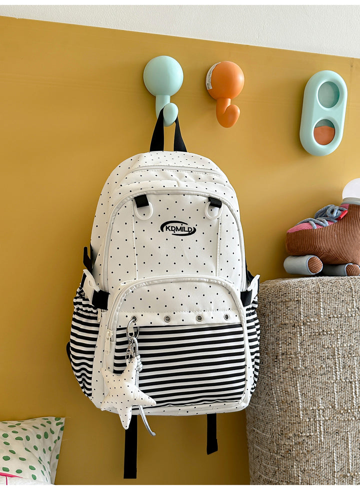 Multi-Functional Polka Dot Backpack