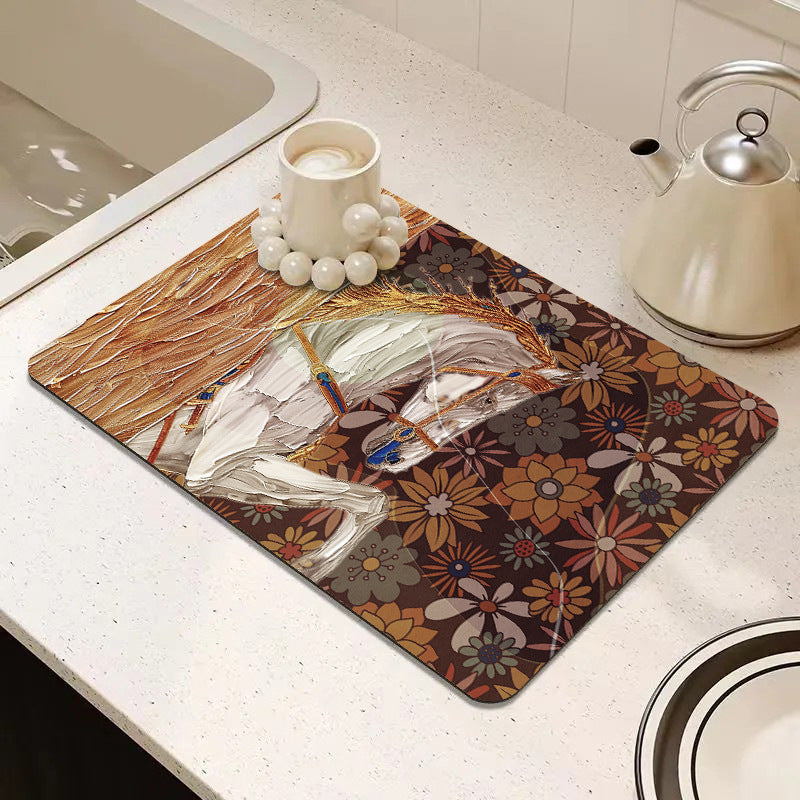 Decorative Kitchen Mat Bowlift
