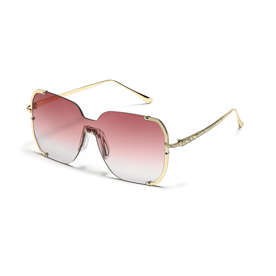 Women large stylish sun protection glasses Bowlift