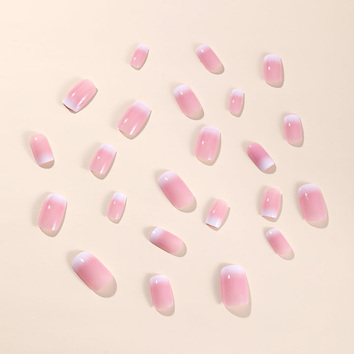 Glossy Ombre Nail Art Extensions Bowlift