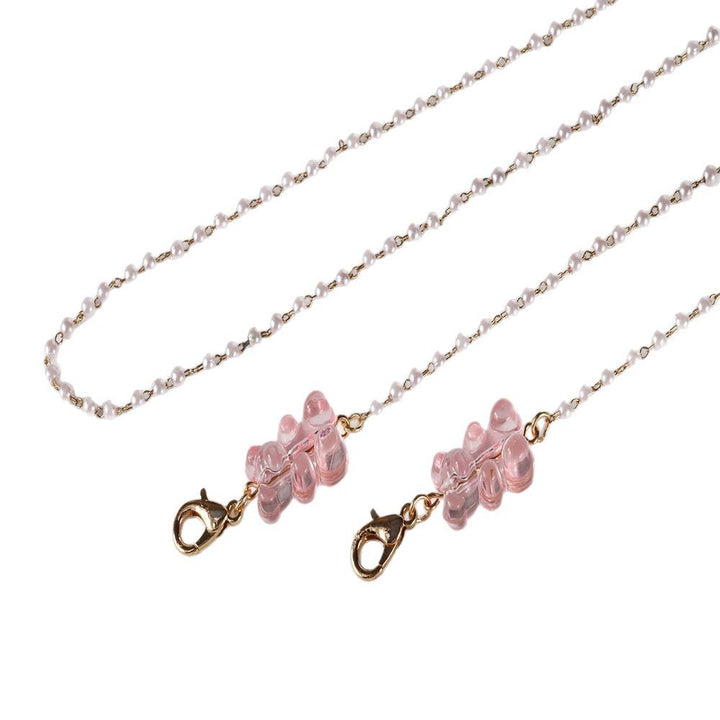Elegant pearl glasses chain Bowlift