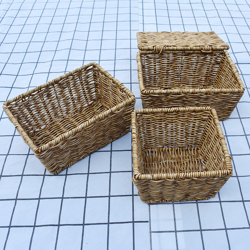 Natural Woven Storage Basket Bowlift