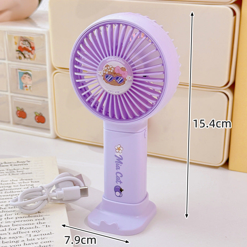 Ladies Portable Mini Fan with Cute Penguin Design Bowlift