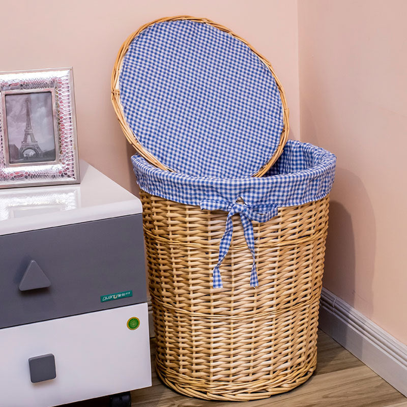 Decorative Wicker Laundry Basket Bowlift