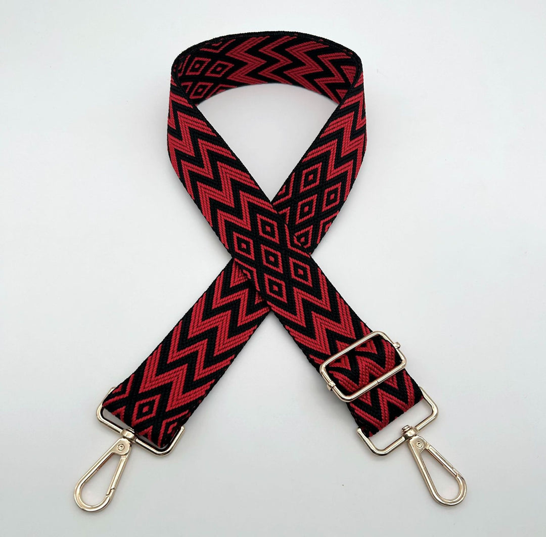 Adjustable Patterned Bag Strap Bowlift