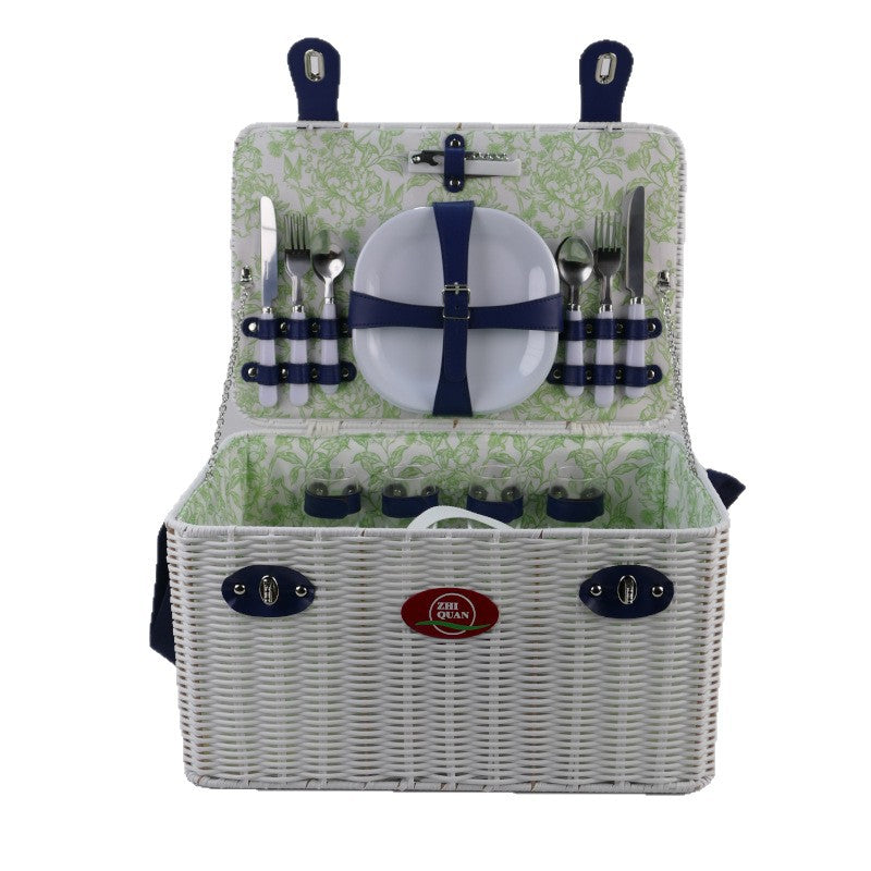 Women’s picnic basket with integrated dish set Bowlift
