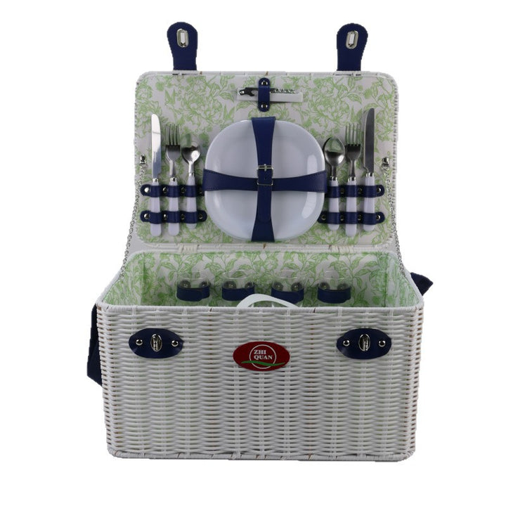 Women’s picnic basket with integrated dish set Bowlift