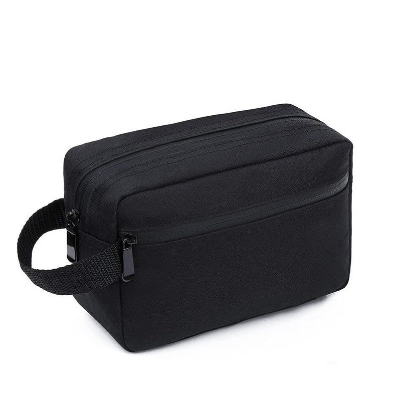 Practical cosmetic bag with two zippers Bowlift