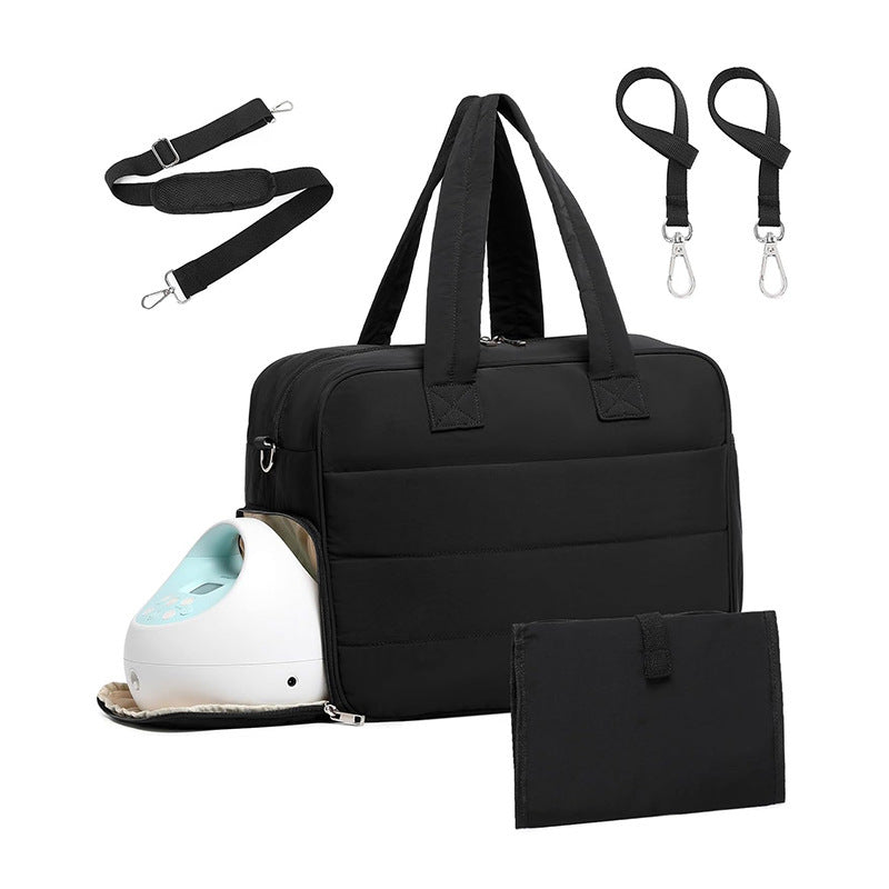 Practical diaper bag with insulated compartments Bowlift