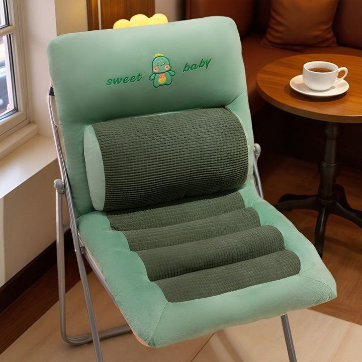 Ergonomic relaxation cushion with soft surface texture Bowlift