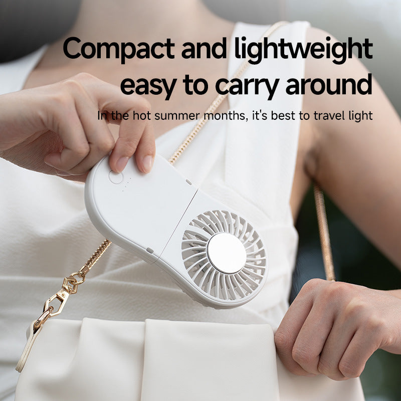 Unisex Versatile Battery-Operated Mini Handheld Fan Bowlift