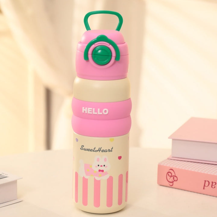 Women's durable water bottle with practical lid Bowlift