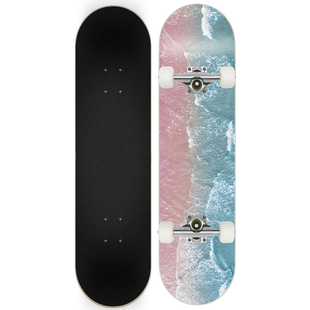 Skateboard with Galaxy Design Bowlift