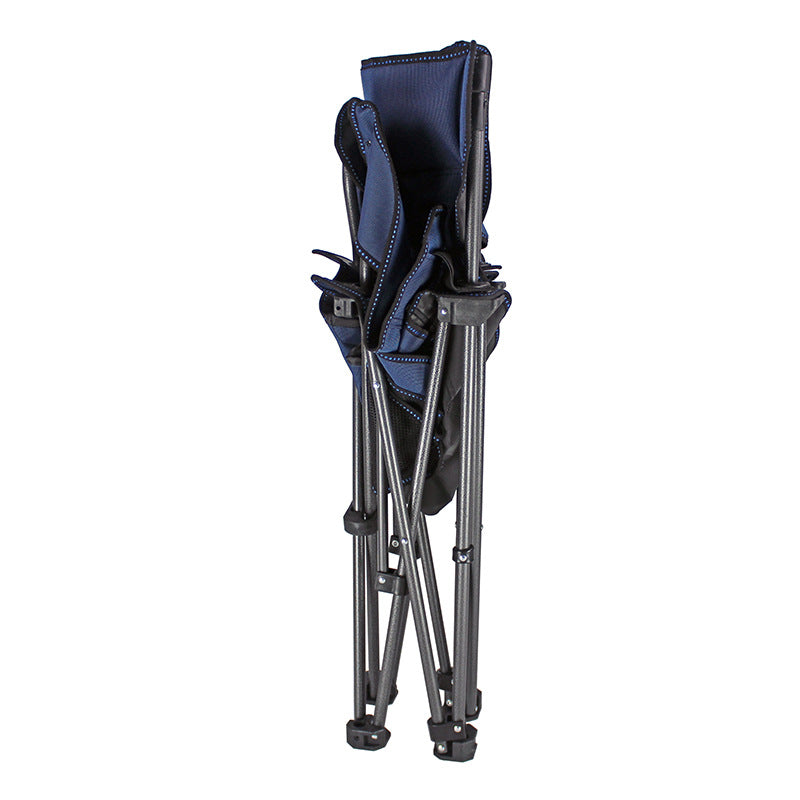 Portable Camping Chair with Side Storage Pocket Bowlift