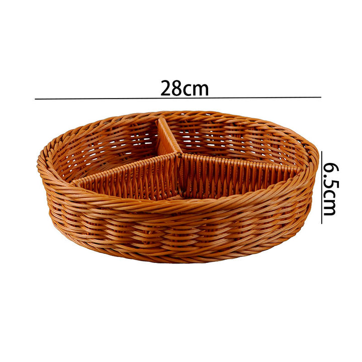 Ladies Elegant Round Storage Basket with Clear Lid Bowlift