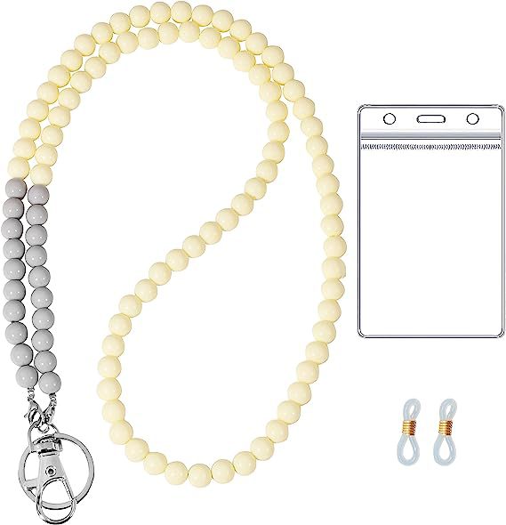 Beaded Lanyard with ID Holder Bowlift
