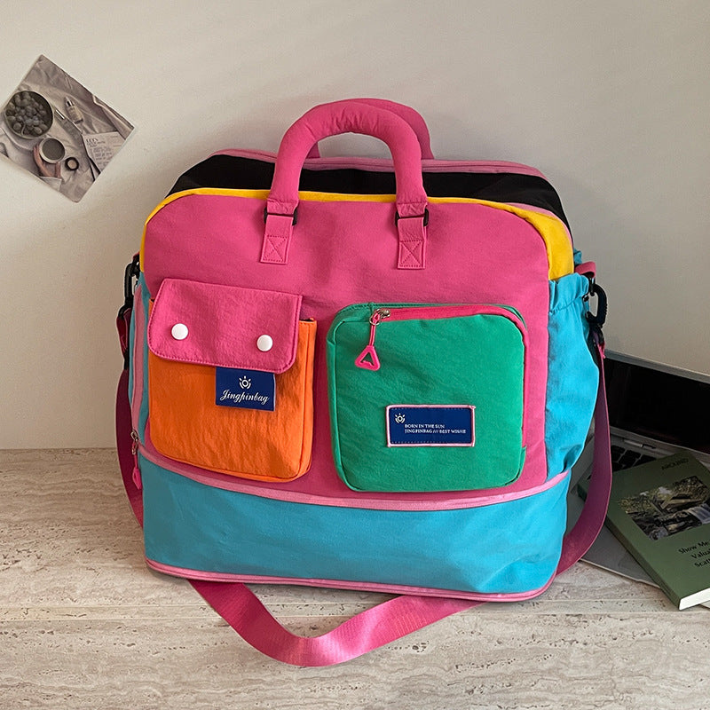 Multi-Compartment Travel Overnight Bag