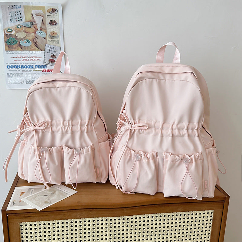 Functional Drawstring Closure Backpack