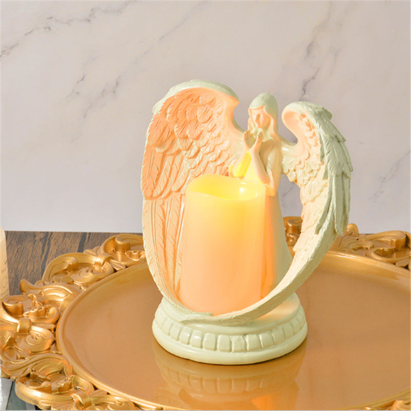Decorative Angel Wings Candle Holder  1791465271