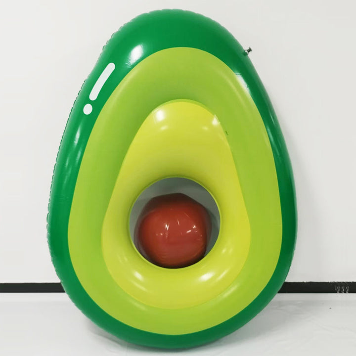 Women inflatable avocado swimming lounger Bowlift