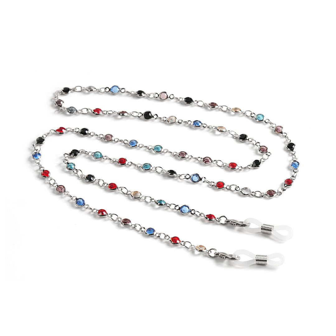 Stylish Gemstone Eyewear Chain Bowlift