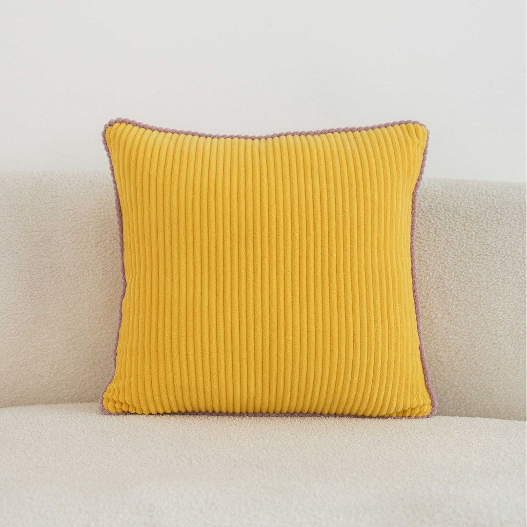 Textured Corduroy Decorative Pillow
