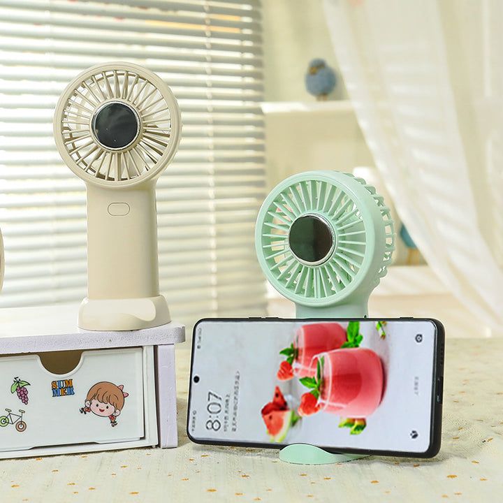 Portable handheld fan with multiple speed modes Bowlift