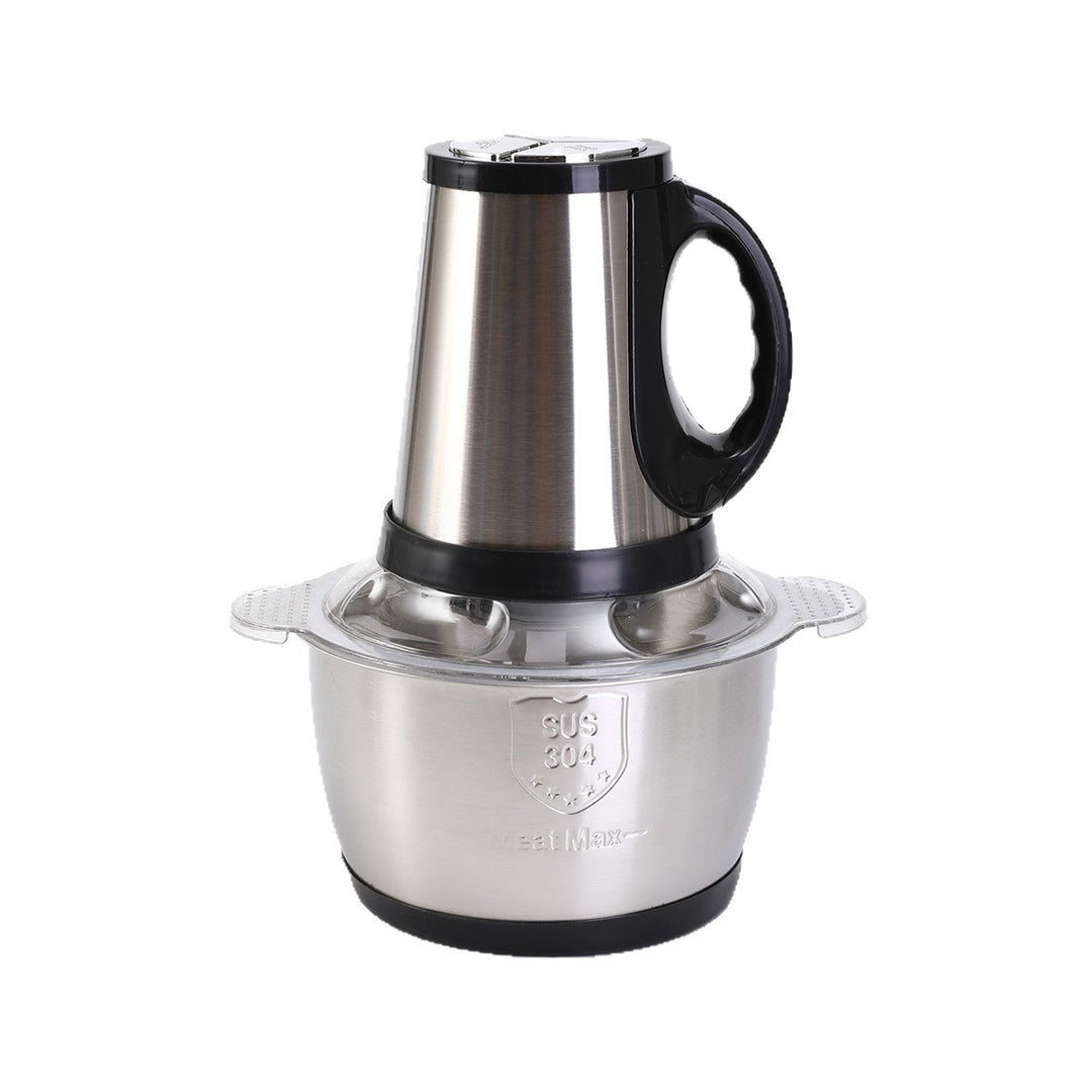 Stainless Steel Electric Meat Mincer with Safety Lid Bowlift