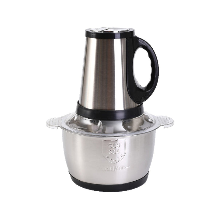 Stainless Steel Electric Meat Mincer with Safety Lid Bowlift
