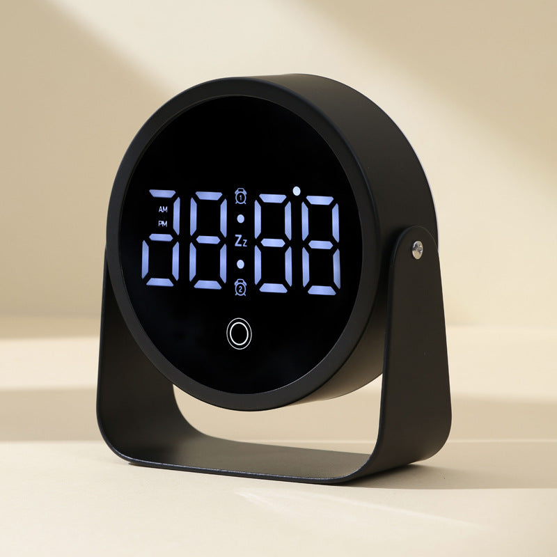 Digital LED Alarm Clock with Touch Snooze and Adjustable Stand Bowlift