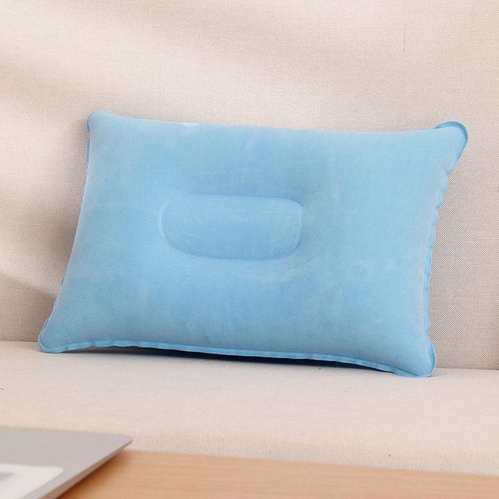 Ergonomic Inflatable Travel Pillow with Head Cradle Bowlift