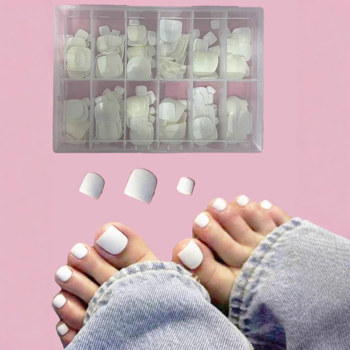 Deluxe Press-On Pedicure Kit Bowlift