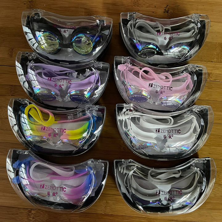 Children's Colorful Hydrodynamic Swim Goggles Bowlift