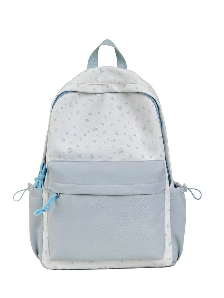 Mini backpack with floral design and practical organizer compartments Bowlift