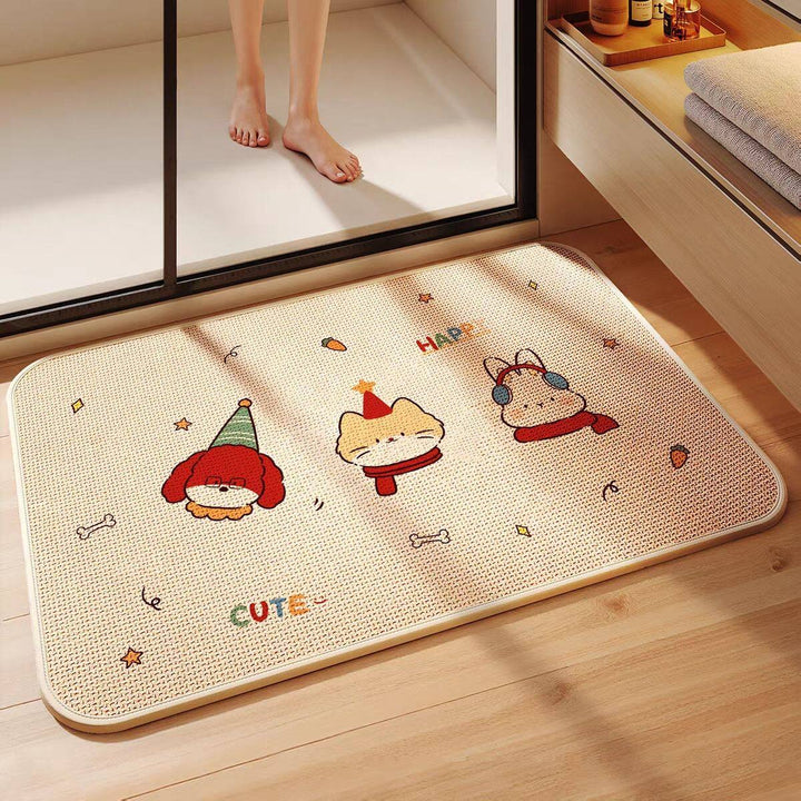 Decorative Bath Mat Bowlift