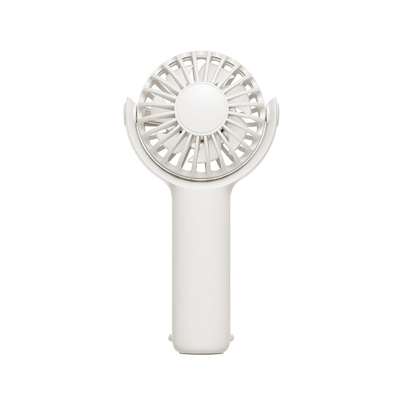 Women portable handheld fan with ergonomic grip and USB charging Bowlift