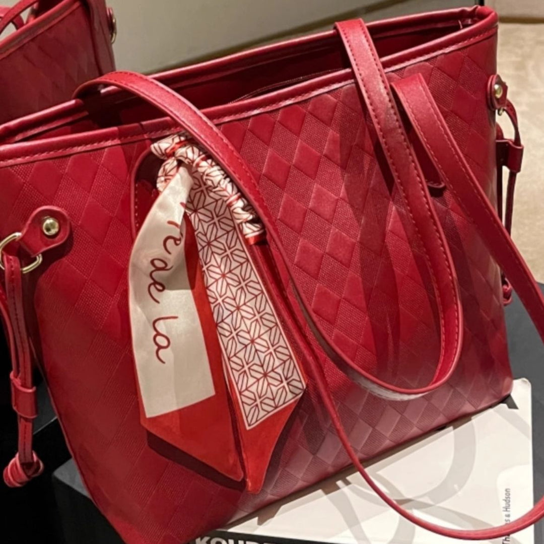 Elegant Woven Tote Bag Bowlift