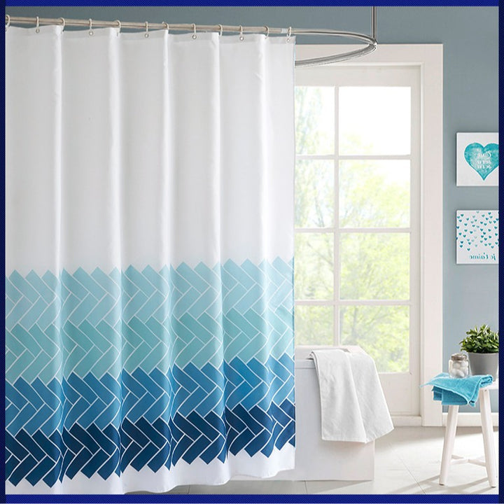 Modern Geometric Shower Curtain Bowlift
