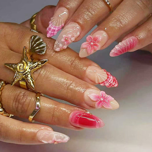 Floral Art Press-On Nail Tips Collection Bowlift