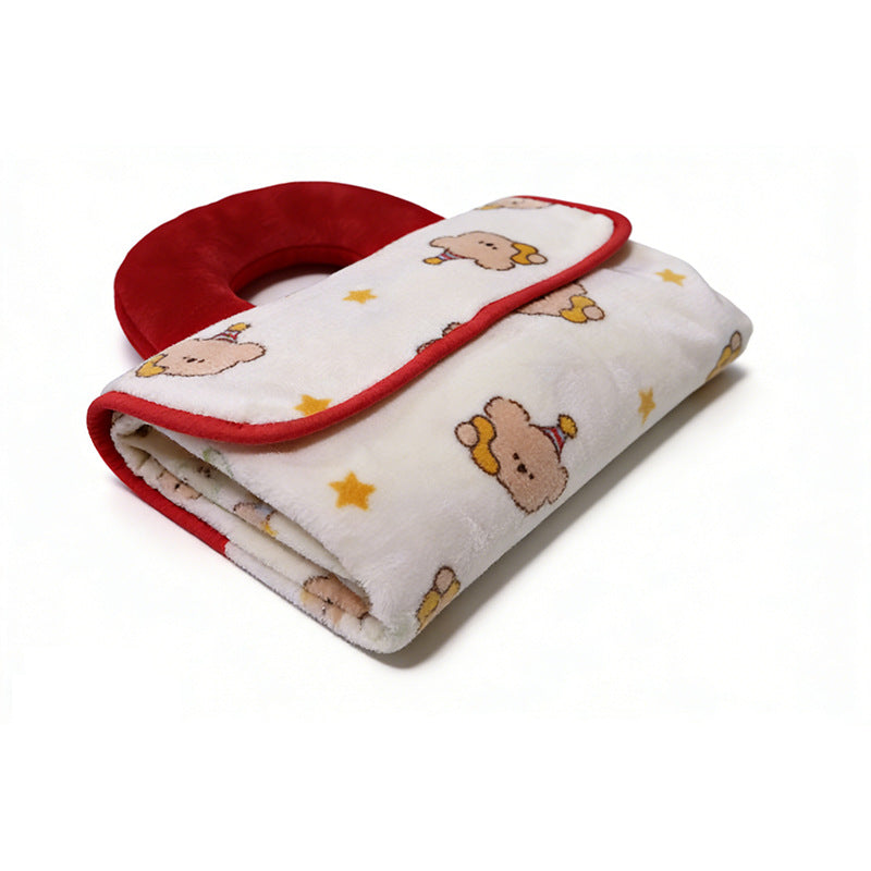 Women's Neck Support Pillow with Decorative Design Bowlift