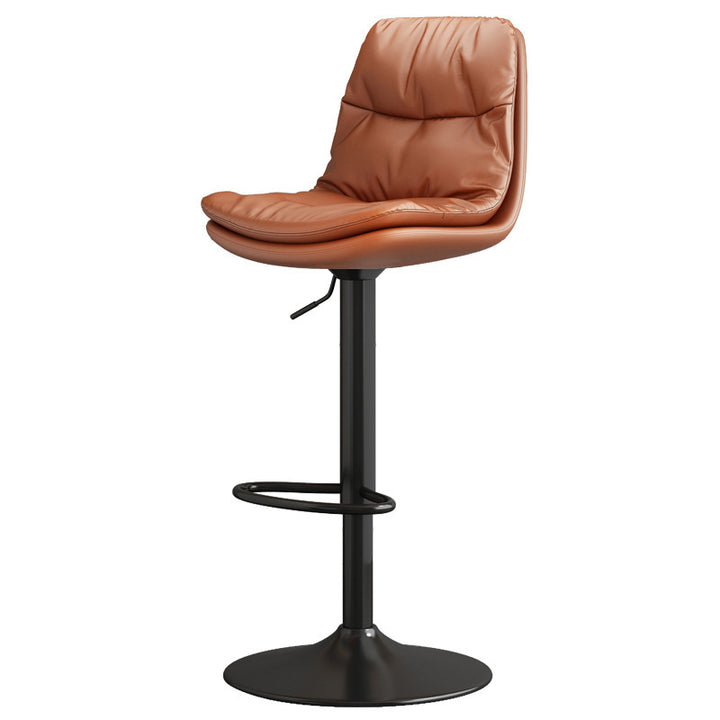 Height adjustable bar stool with ergonomic seat padding Bowlift