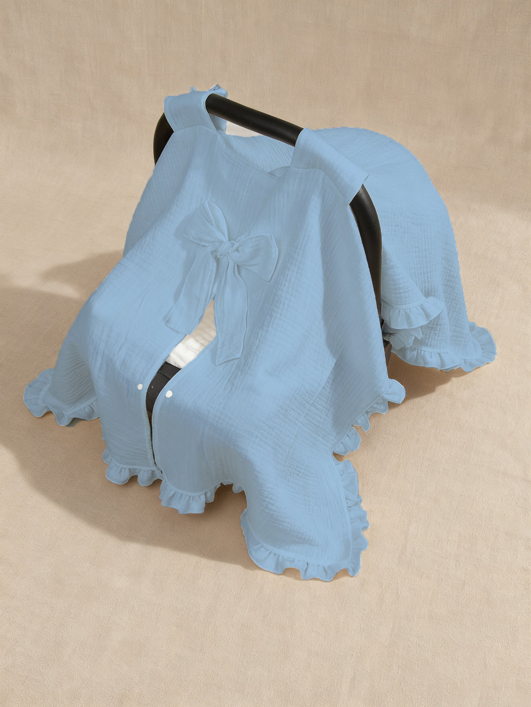 Premium Muslin Baby Car Seat Cover Bowlift