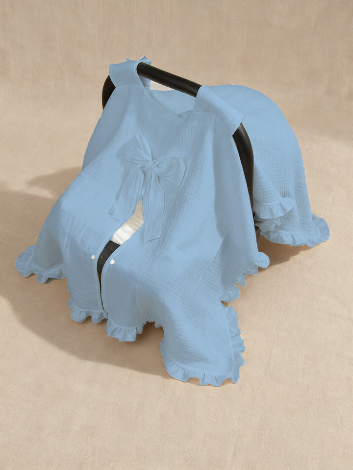 Premium Muslin Baby Car Seat Cover Bowlift