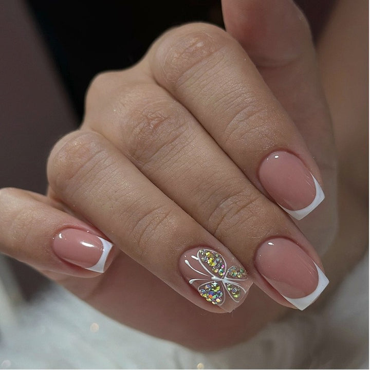 Luxury Glossy Press-On Nail Set Bowlift
