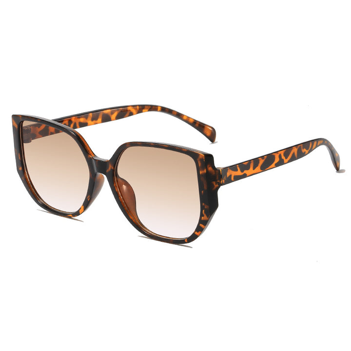Oversized Geometric Frame Sunglasses Bowlift