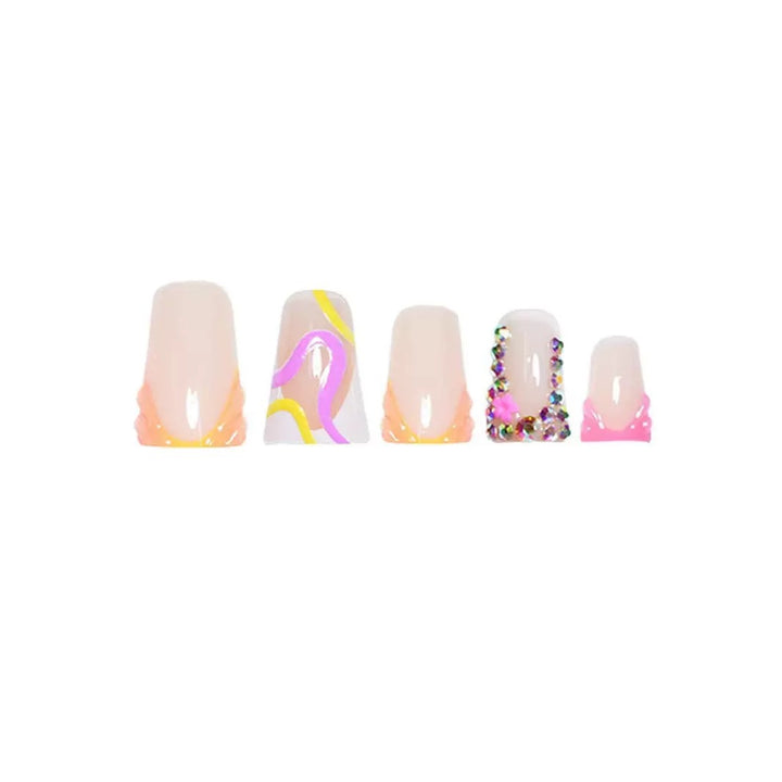 Artistic Gel Nail Art Design Bowlift